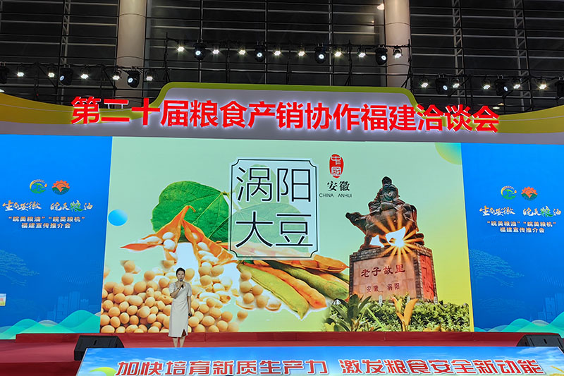 涡阳大豆亮相全国粮食产销协作洽谈会(图1)