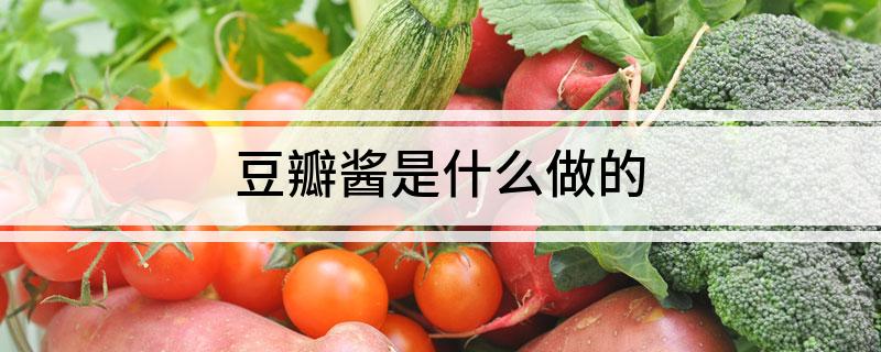 豆瓣酱是什么做的(图1)