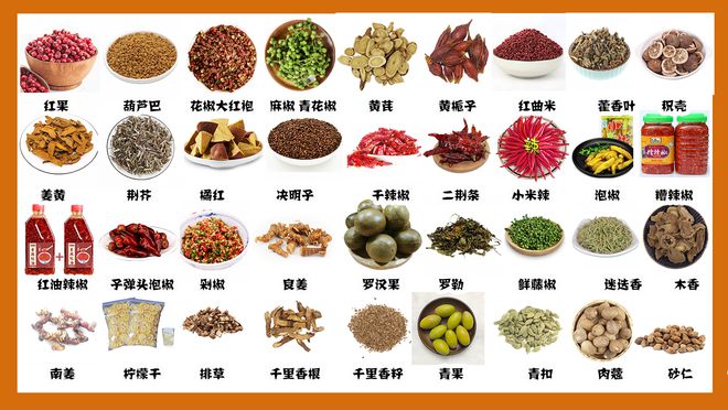 厨房必备10大类调味品100种调料习性用途用法图片大全(图5)