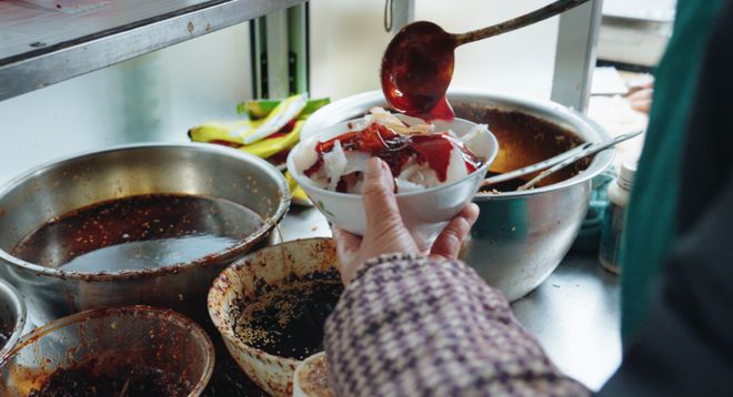 冬游绵阳踏雪凌霜川味飘香食在梓潼~许州凉粉(图2)