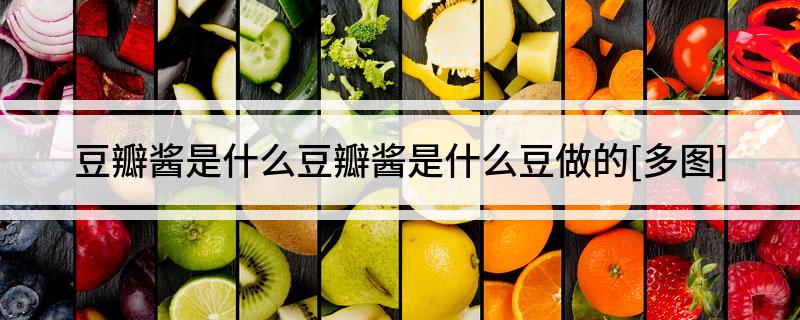 九游娱乐：豆瓣酱是什么豆瓣酱是什么豆做的[多图](图1)