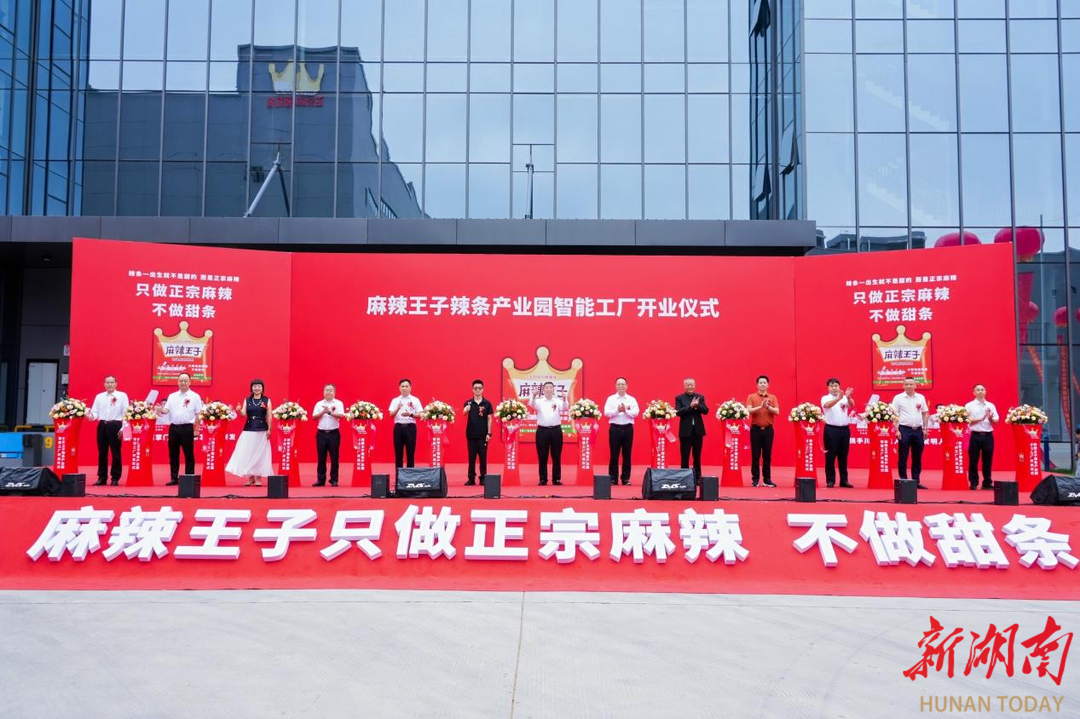 麻辣王子全国首个辣条智能工厂在湖南平江投产(图1)
