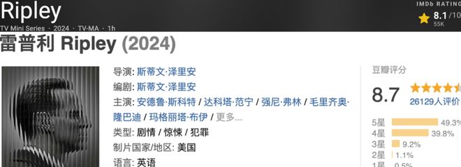 九游娱乐文化：2024年评分最高的十部新剧(图9)