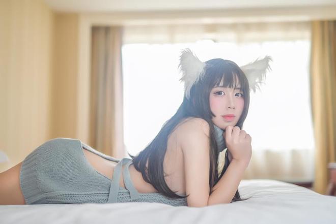 九曲jean~定制露背毛衣~超精美cosplay美图~cos写真合集(图3)